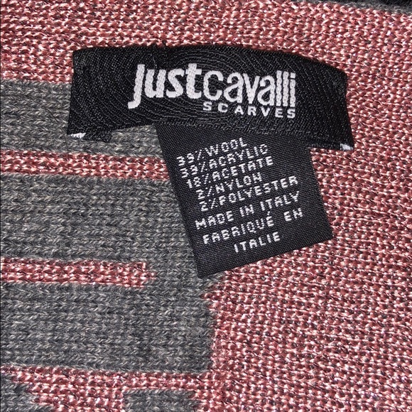 Roberto Cavalli Wool Intarsia-Knit Scarf - Picture 10 of 11